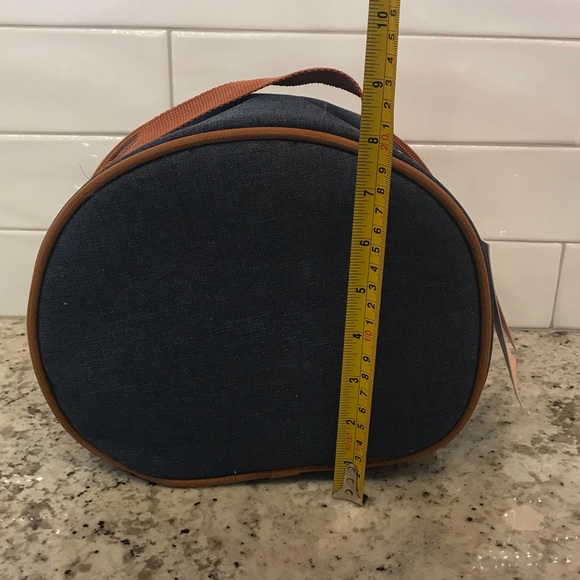 JESSICA SIMPSON Denim Rose Travel Makeup Case - Picture 5 of 6